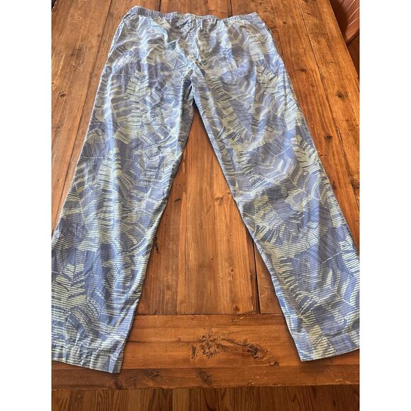 Vineyard Vines Lounge Pants Men's Bayside Blue Camo Size Large Palm Tropical - Picture 6 of 13